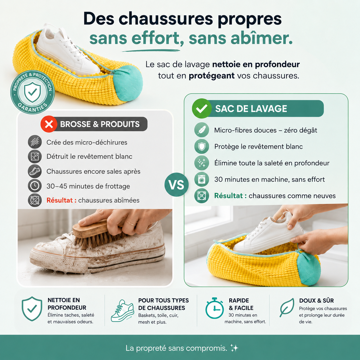 Cleaning-Sneaker Shoe Wash Bag