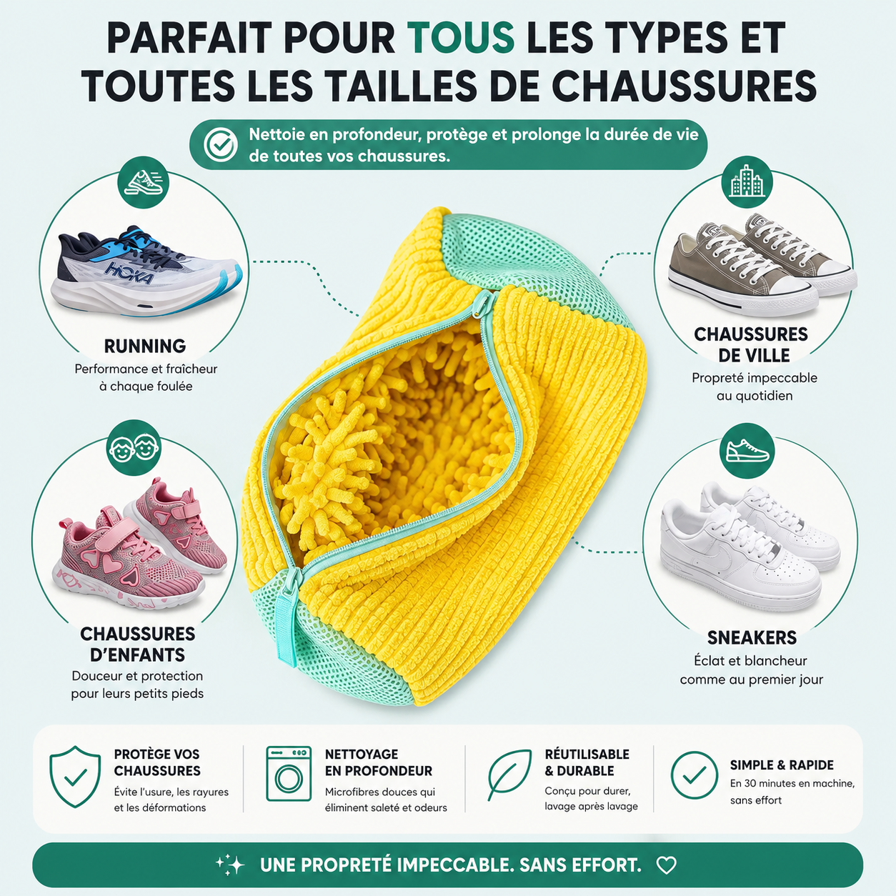 Cleaning-Sneaker Shoe Wash Bag